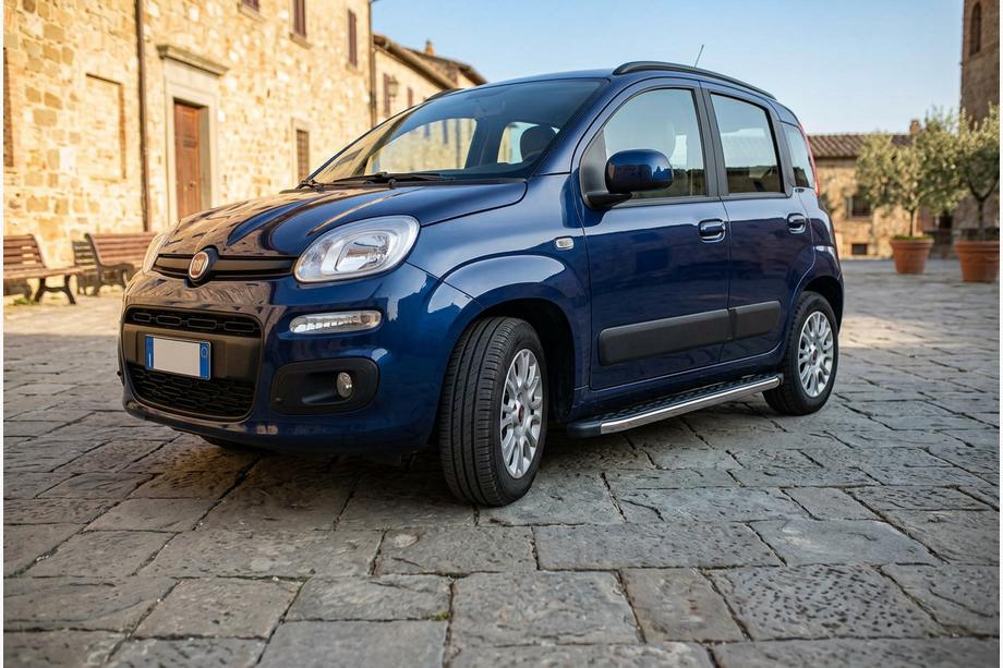 Fiat Panda 2011–2023 BlackLine-sivuporrast (2 kpl, alumiini) Image