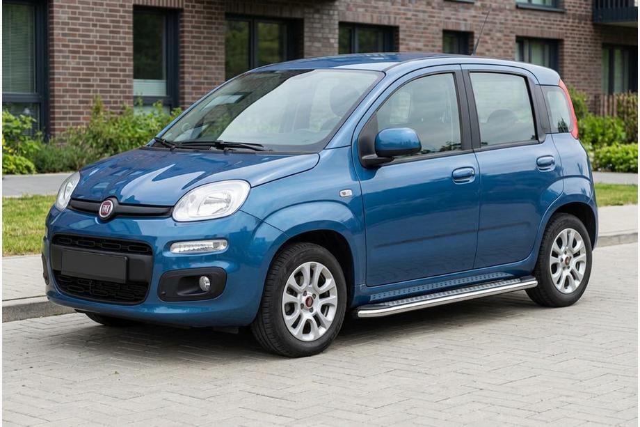 Fiat Panda 2011–2023 Maydos V2 sivuastinlaudat (2 kpl, alumiini / ruostumaton teräs) Image