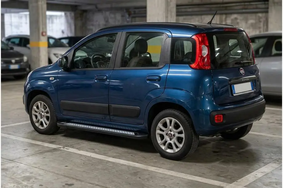Fiat Panda 2011–2023 Sivuporrastangot Vision New Black (2 kpl, alumiini) Image