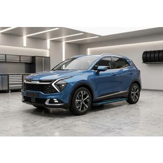 Maya Blue sivuportaat (2 kpl, alumiini) Kia Sportage 2021– kuva 1