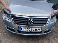 Volkswagen Passat B6 2006–2012 Konepellin koriste-/suojalista (1 kpl, ruostumaton teräs) kuva 1