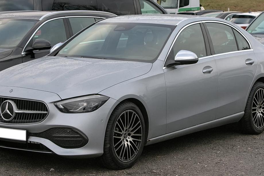 Mercedes C-sarja W206 2022– Kromipeilinkuoret (2 kpl, ruostumaton teräs) Image