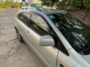 Lexus RX 2003–2009 Kromatut turkkilaiset kattokaiteet Muoviset jalat kuva 2