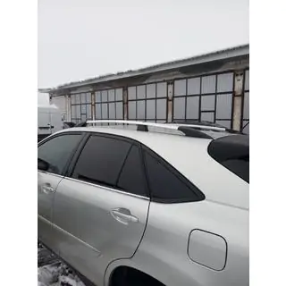 Kromatut turkkilaiset kattokaiteet Lexus RX 2003–2009 kuva 4
