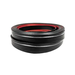 Musta koristelista krominauhalla metritavarana sal65 (1 metri, 59 mm) kuva 3