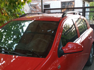 Opel Astra H 2004–2013 Alumiiniset kattokaiteet (HB, mustat) kuva 1