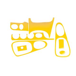 Kojelaudan listat (keltainen)
