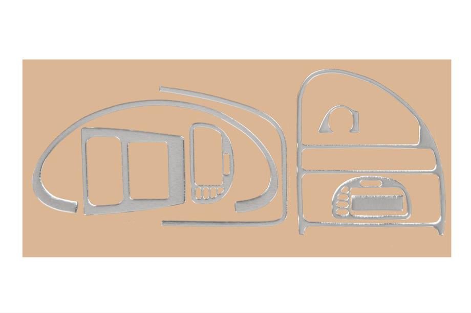 Citroen Saxo 1996–2023 Kojelaudan koristelistat (alumiini) Image