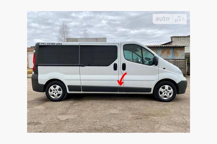 Renault Trafic 2001–2015 Alkuperäinen käytetty ovilista (R2) Image