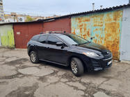 Mazda CX-7 2006–2012 Kattotelineen poikkitangot kiinteisiin kiinnityspisteisiin, lukittavat Wingbar V3 (2 kpl) Mustat kuva 1