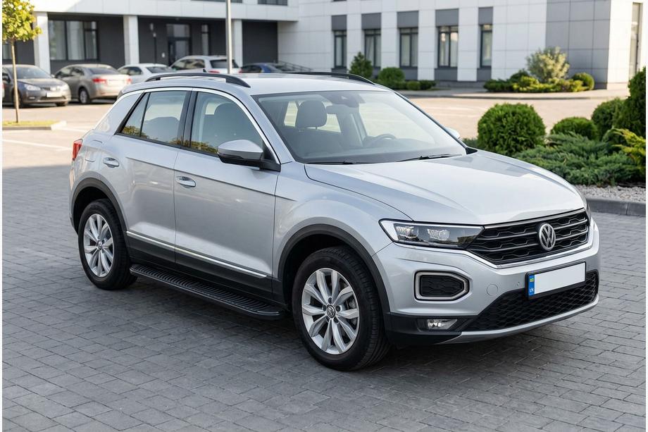 Volkswagen T-Roc 2017–2025 Sivukynnykset Tayga Black (2 kpl, alumiini) Kuva 1
