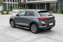Volkswagen T-Roc 2017–2025 Tayga V2 sivukynnykset (2 kpl, alumiini) kuva 1