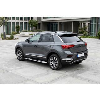 Tayga V2 sivukynnykset (2 kpl, alumiini) Volkswagen T-Roc 2017–2025 kuva 1