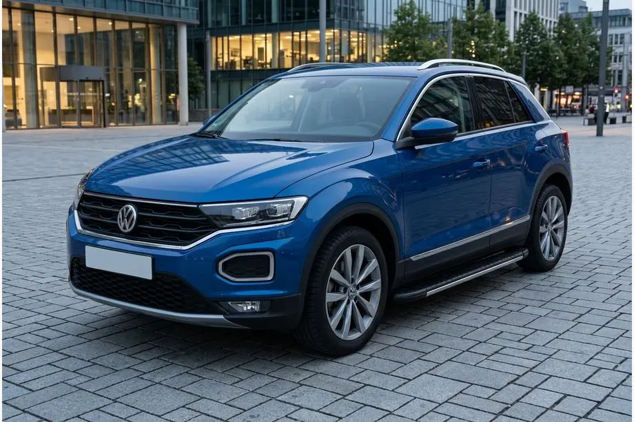 Volkswagen T-Roc 2017–2025 Sivuastinlaudat Bosphore Grey (2 kpl, alumiini) Kuva 1