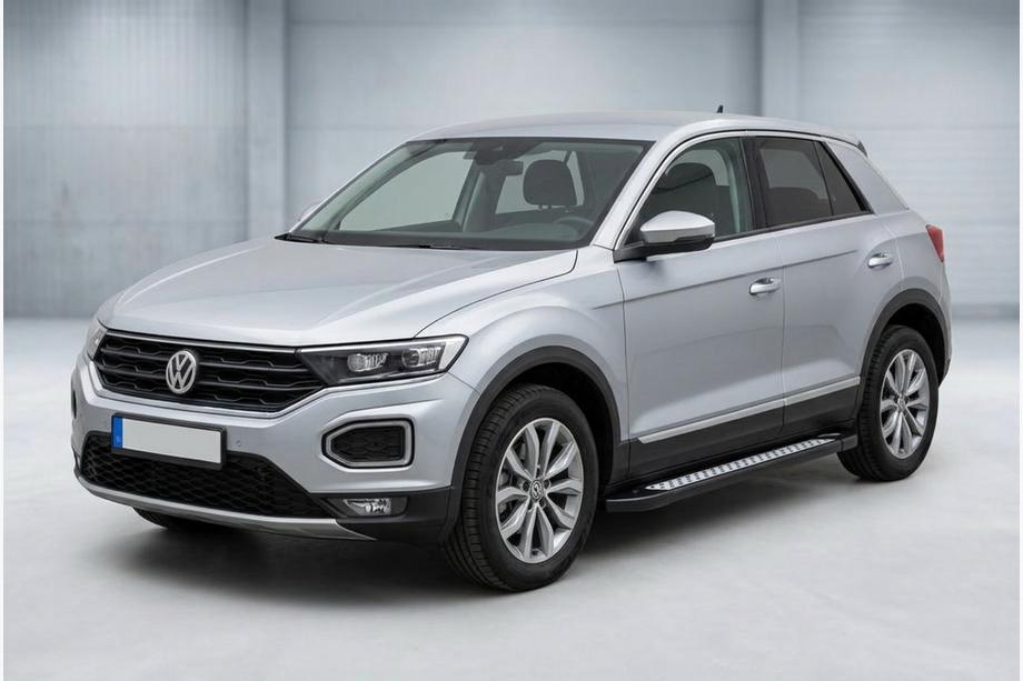 Volkswagen T-Roc 2017–2025 Sivuporrastangot Vision New Black (2 kpl, alumiini) Image