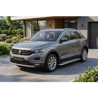 Maydos V2 sivuastinlaudat (2 kpl, alumiini / ruostumaton teräs) Volkswagen T-Roc 2017–2025 kuva 1