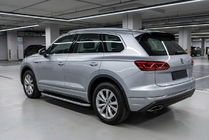 Volkswagen Touareg 2018– Sivuportaat Tayga Grey (2 kpl, alumiini) kuva 1