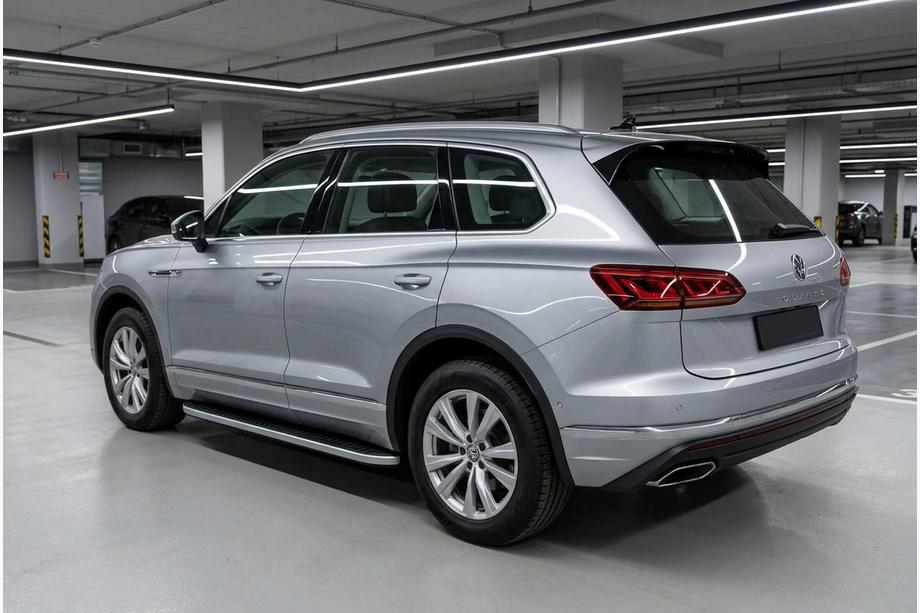 Volkswagen Touareg 2018– Sivuportaat Tayga Grey (2 kpl, alumiini) Image