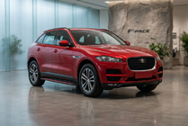 Jaguar F-PACE 2016– Sivuporrassarja Maya Red (2 kpl, alumiini) kuva 1