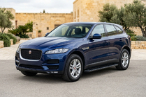 Jaguar F-PACE 2016– Allmond Black sivuportaat (2 kpl, alumiini) kuva 1