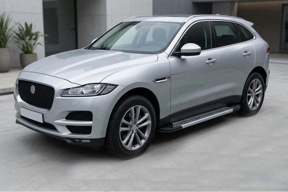 Jaguar F-PACE 2016– Sivuaskelmat Vision New Grey (2 kpl, alumiini) Image