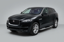 Jaguar F-PACE 2016– Tayga V2 sivukynnykset (2 kpl, alumiini) kuva 1