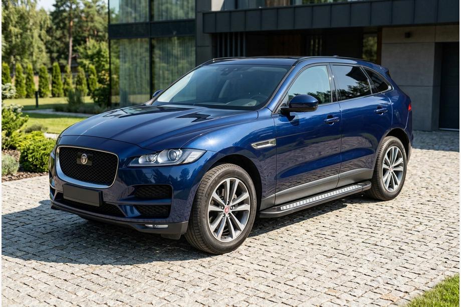 Jaguar F-PACE 2016– Sivuporrastangot Vision New Black (2 kpl, alumiini) Image