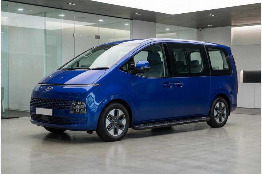 Hyundai Staria 2021– Allmond Black sivuportaat (2 kpl, alumiini) Image