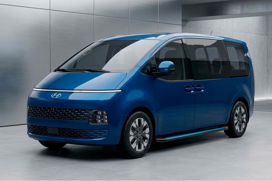 Hyundai Staria 2021– Maya Blue sivuportaat (2 kpl, alumiini) Image