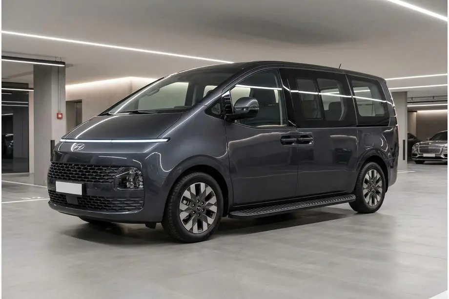 Hyundai Staria 2021– Sivukynnykset Tayga Black (2 kpl, alumiini) Image