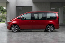 Hyundai Staria 2021– Sivuporrast Bosphorus Black (2 kpl, alumiini) kuva 1