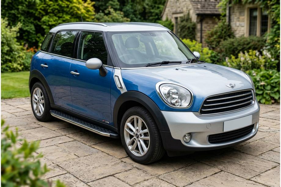 Mini Countryman R60 2010–2017 BlackLine-sivuporrast (2 kpl, alumiini) Image