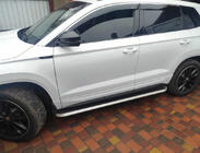Skoda Karoq 2018– Sivuporras OEM V2 (2 kpl, alumiini) kuva 1