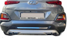 Hyundai Kona 2017–2023 Etummainen ja takimmainen lip-spoileri (2 kpl) kuva 2