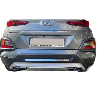 Etummainen ja takimmainen lip-spoileri (2 kpl) Hyundai Kona 2017–2023 kuva 2