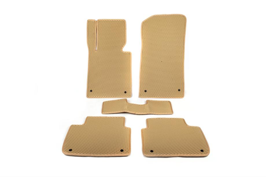 BMW 3-sarja E46 1998–2006 EVA-auton lattiamatot (beige) Image