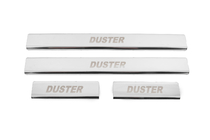 Dacia Duster 2008–2018 Carmos V2 kynnyssuojalistat (4 kpl, ruostumaton teräs) kuva 1