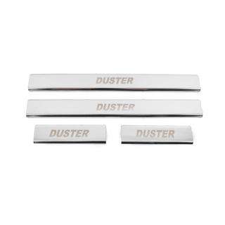 Carmos V2 kynnyssuojalistat (4 kpl, ruostumaton teräs) Dacia Duster 2008–2018 kuva 1