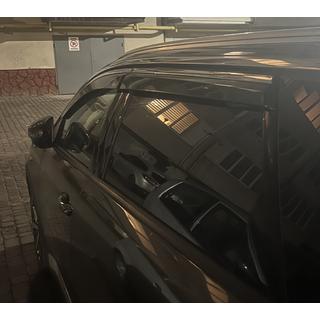 Tuuliohjaimet kromilistalla (4 kpl, Niken) Peugeot 5008 2016–2023 kuva 3