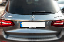 Mercedes GLC X253 2015–2022 Kromilista rekisterikilven yläpuolelle (ruostumaton teräs) kuva 2