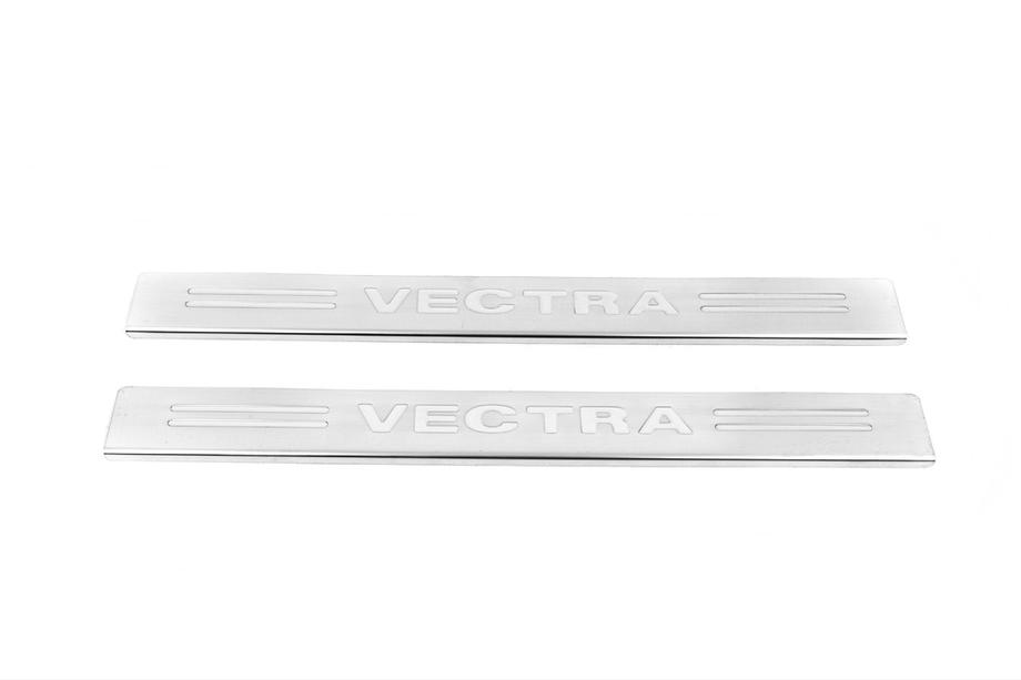 Opel Vectra B 1995–2002 Kromatut kynnyslistat Carmos (2 kpl, ruostumatonta terästä) Image