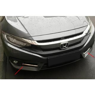 Carmos ruostumattomat sumuvalojen koristelistat (2 kpl) Honda Civic Sedan X 2016–2021 kuva 1