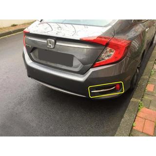 Ruostumattomat koristelistat takasumuvaloihin (2 kpl) Honda Civic Sedan X 2016–2021 kuva 4