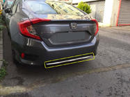 Honda Civic Sedan X 2016–2021 Takapuskurin reunasuoja (ruostumaton teräs) kuva 1