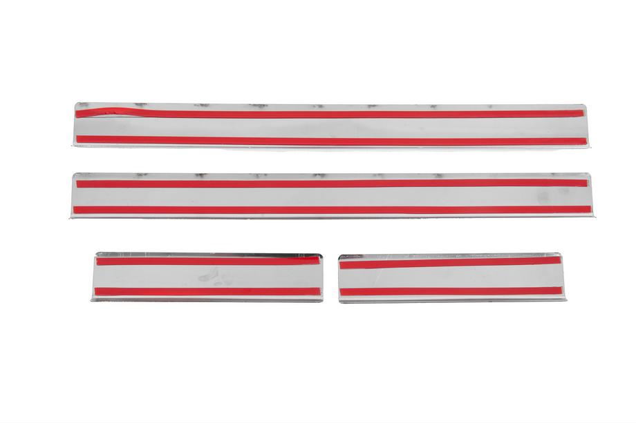 Citroen C-Elysee 2013–2022 Carmos V2 kynnyslistat (4 kpl, ruostumaton teräs) Kuva 4