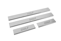 Volkswagen Golf 6 2008–2014 Carmos V2 kynnyslistat (4 kpl, ruostumaton teräs) kuva 3