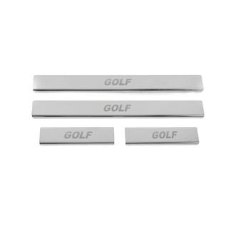 Carmos V2 kynnyslistat (4 kpl, ruostumaton teräs) Volkswagen Golf 7/E-Golf 2012–2020 kuva 1