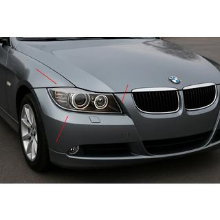 Ajovalojen kromilistat (2 kpl, muovi) BMW 3-sarja E90/E91 2005–2011 kuva 1
