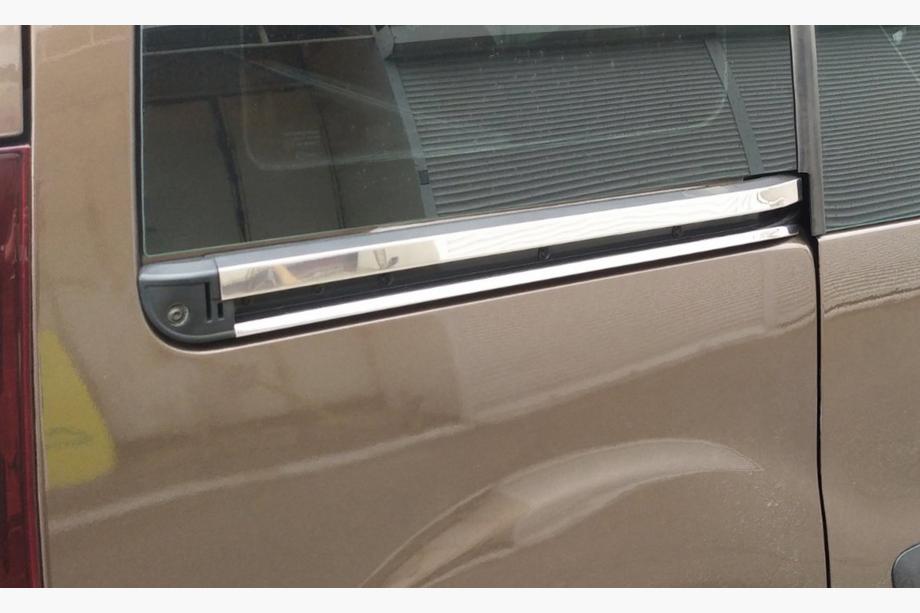 Peugeot Partner Tepee 2008–2018 Ruostumattomat listat liukuoviin (4 kpl) Kuva 2