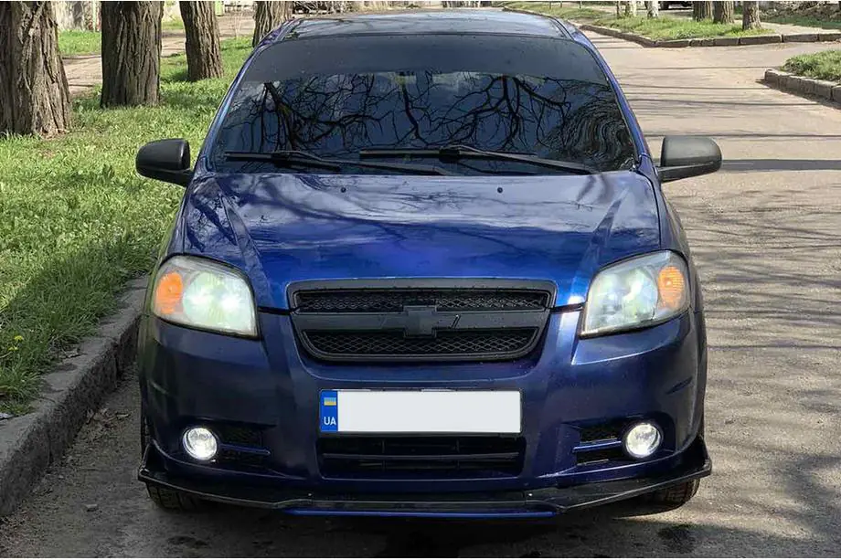 Yleismallinen etupuskurin lip spoiler Niken Blue (ABS) Kuva 2